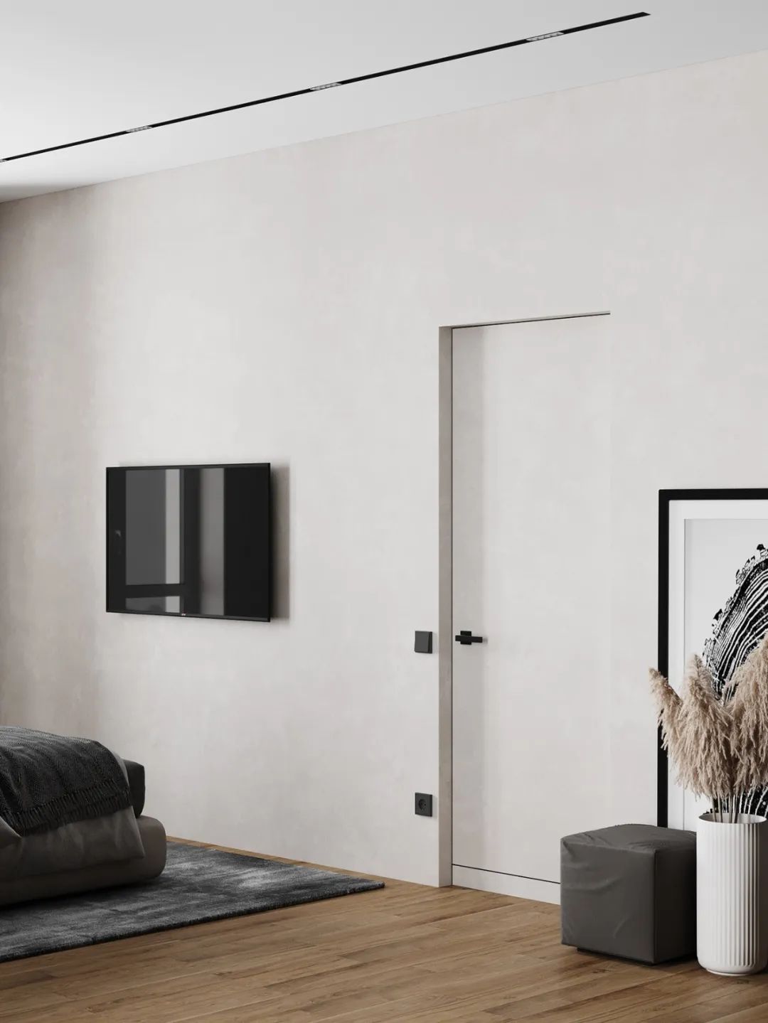 木灰色简约公寓丨Marina Bessmertnaya-24