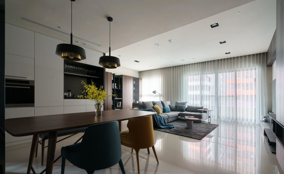 125㎡现代风住宅  筑悦空间设计-12