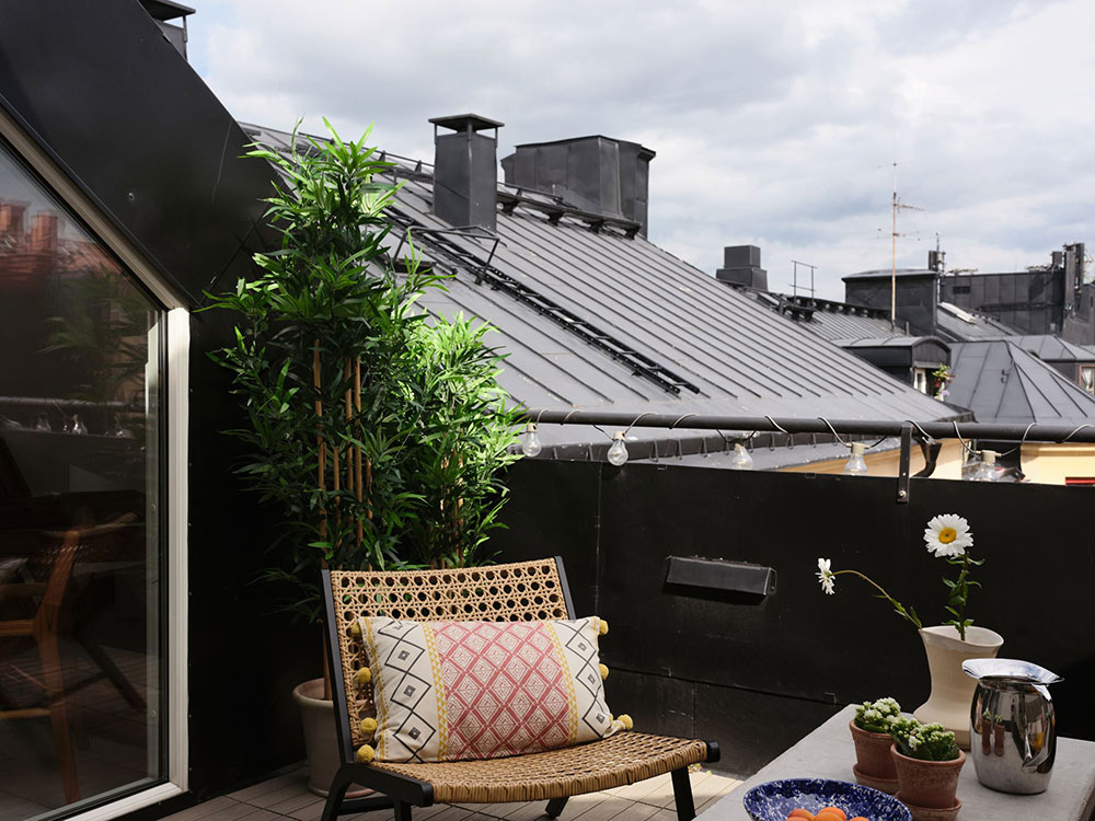 斯德哥尔摩独特阁楼公寓 | 乡村风格与现代设计完美结合-23