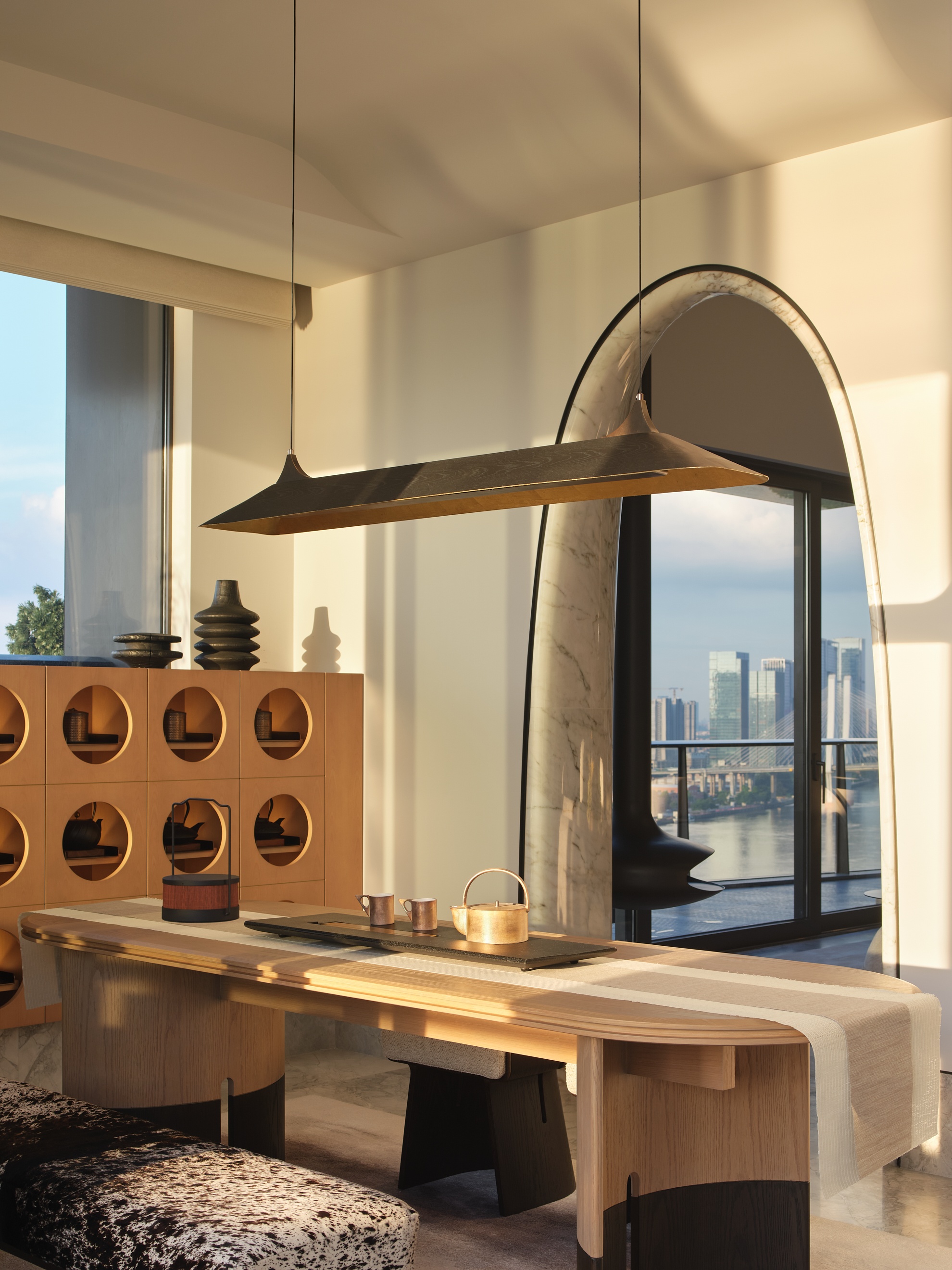 霍英东集团南天名苑复式丨中国广州丨硬装WJID维几设计,软装OPS观致设计-33