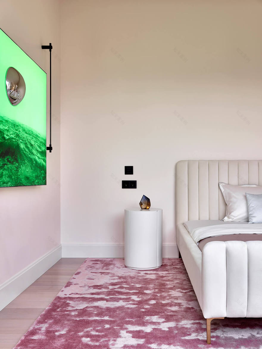 莫斯科色彩鲜艳的现代公寓丨俄罗斯莫斯科丨Well Done Interiors-72