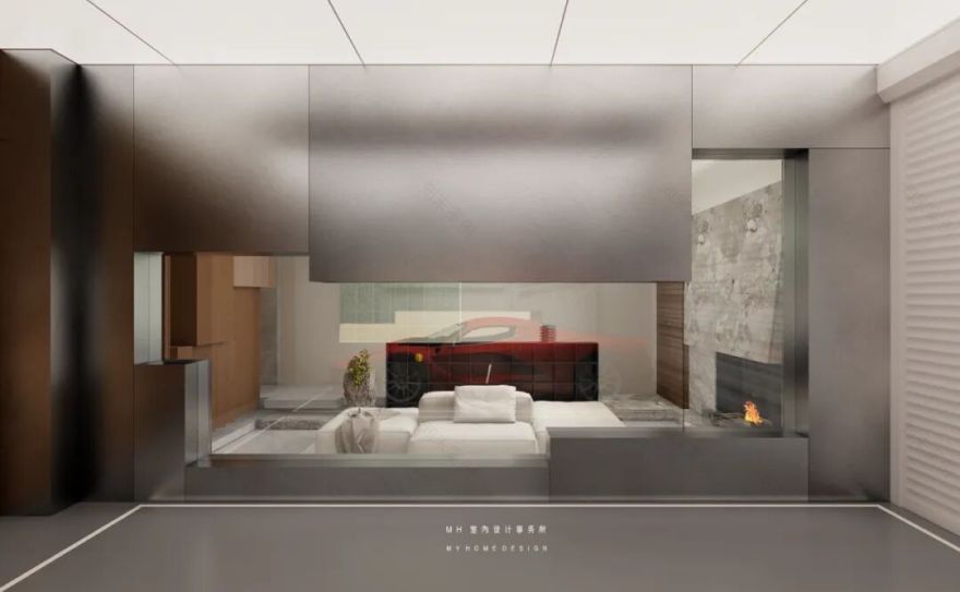 【首发】MH设计新作:自由·归属▏当代豪宅的极简艺术,让生活更有腔调-147