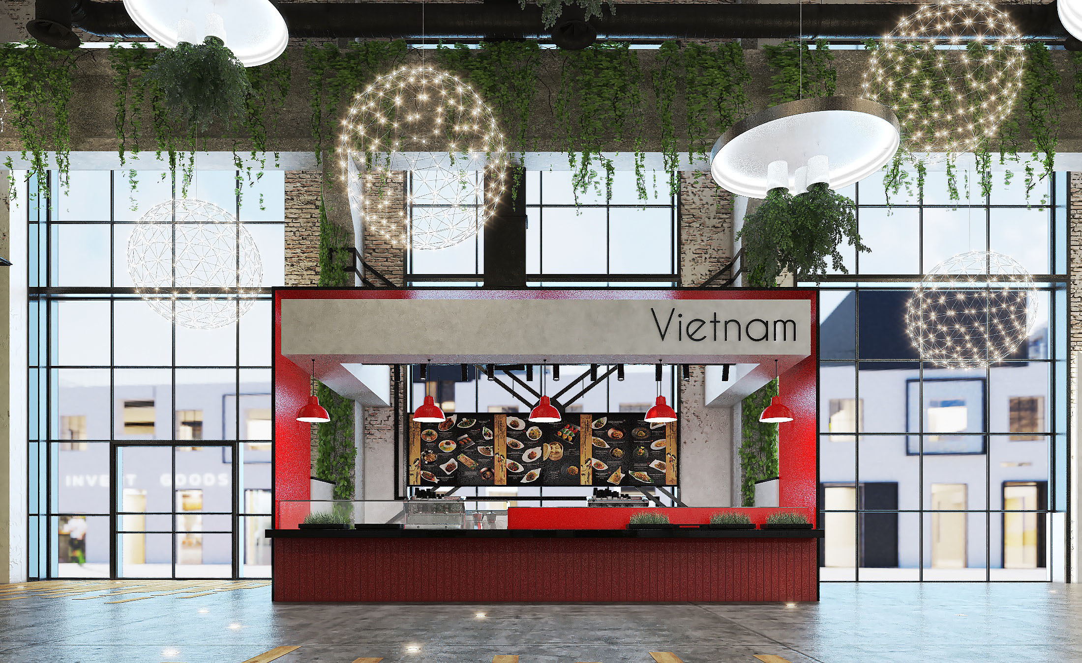 亚洲区的美食广场设计-16