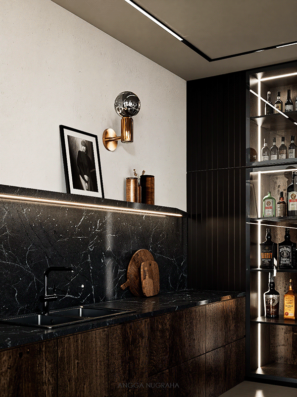 现代客厅别墅设计-10