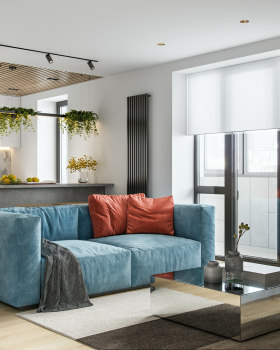 Interior Design 02 Black Cube Archviz
