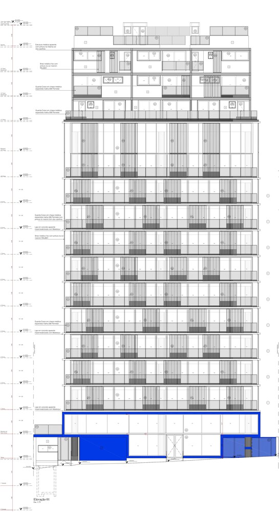 巴西 Vila Madalena 区 Harmonia 1250 建筑丨巴西圣保罗丨Triptyque-53