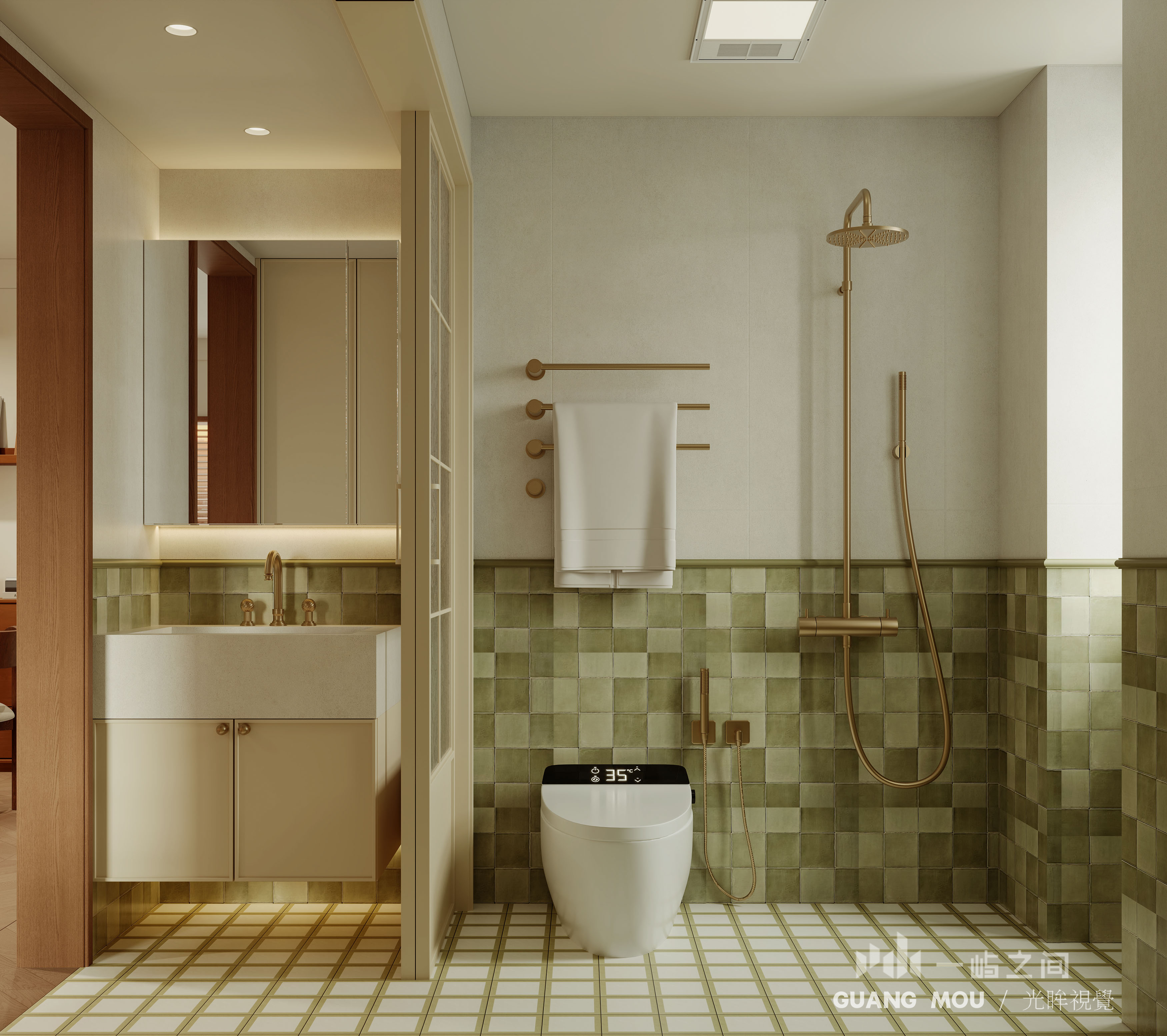 原木中古风空间表现-10