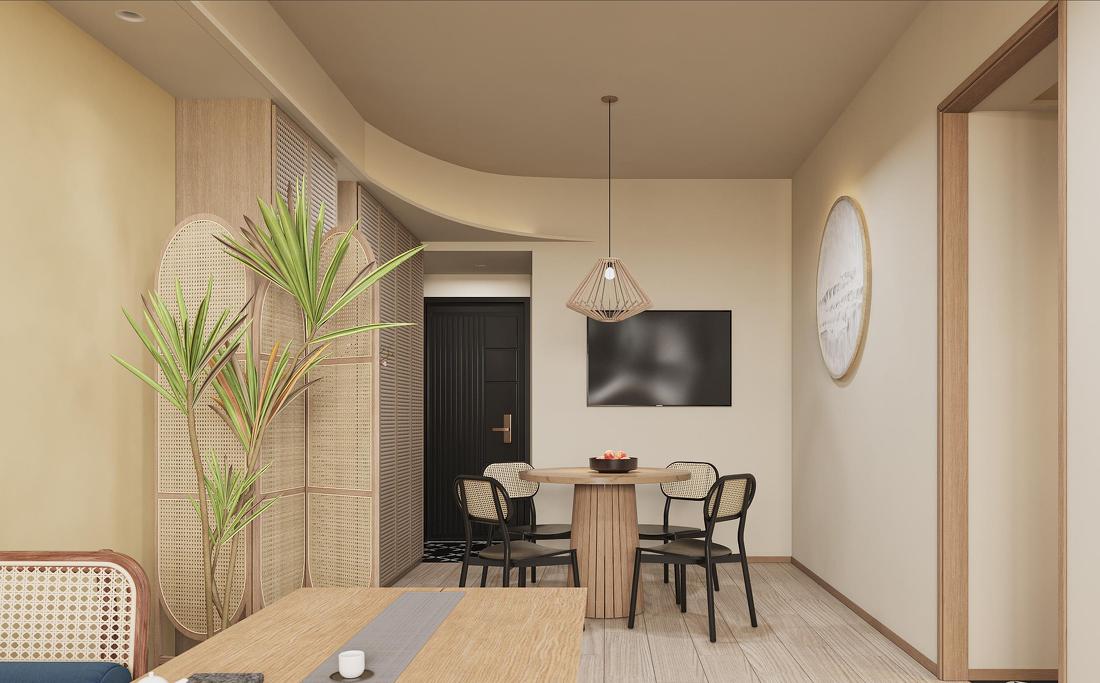 禅意东南亚 · 开放式布局与藤编元素的完美结合-21