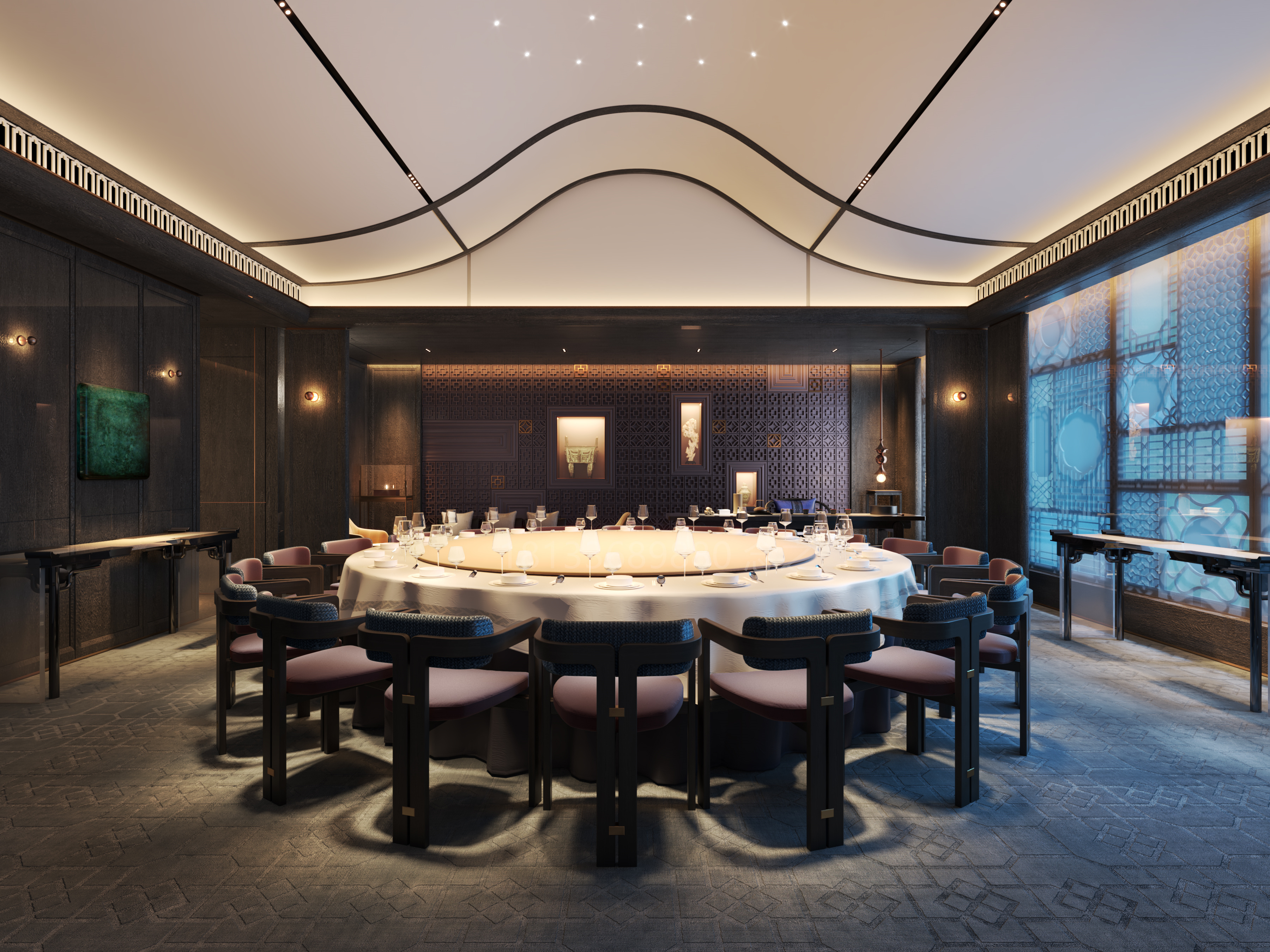 氛围感酒家  流连忘返的设计-5