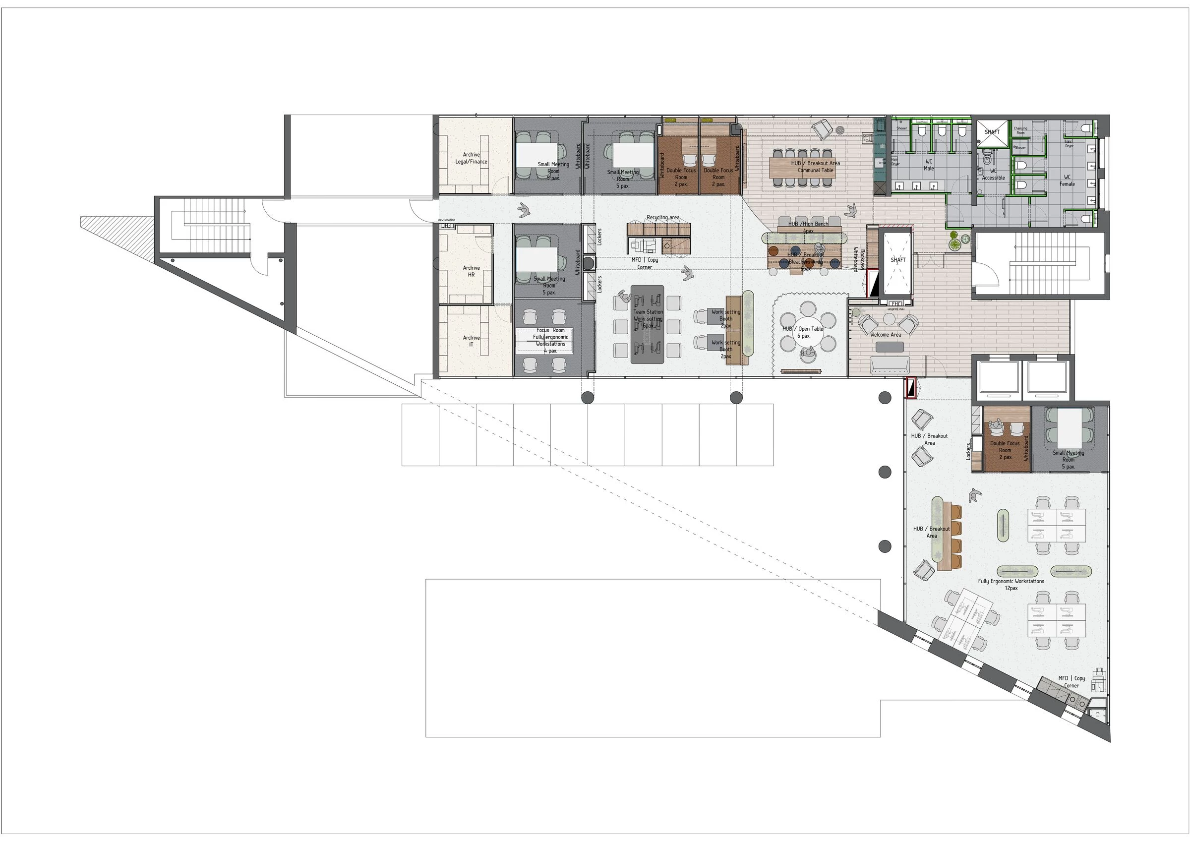 GSK 雅典办公室丨希腊雅典丨A&M ARCHITECTS-15