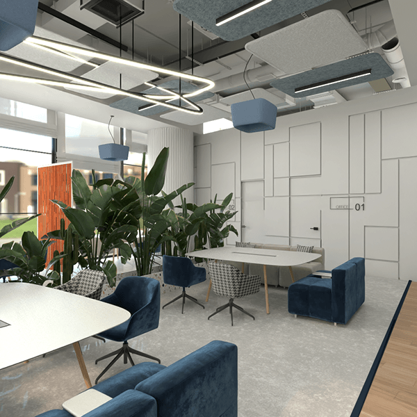 企业联合办公空间设计丨Helwan University-19