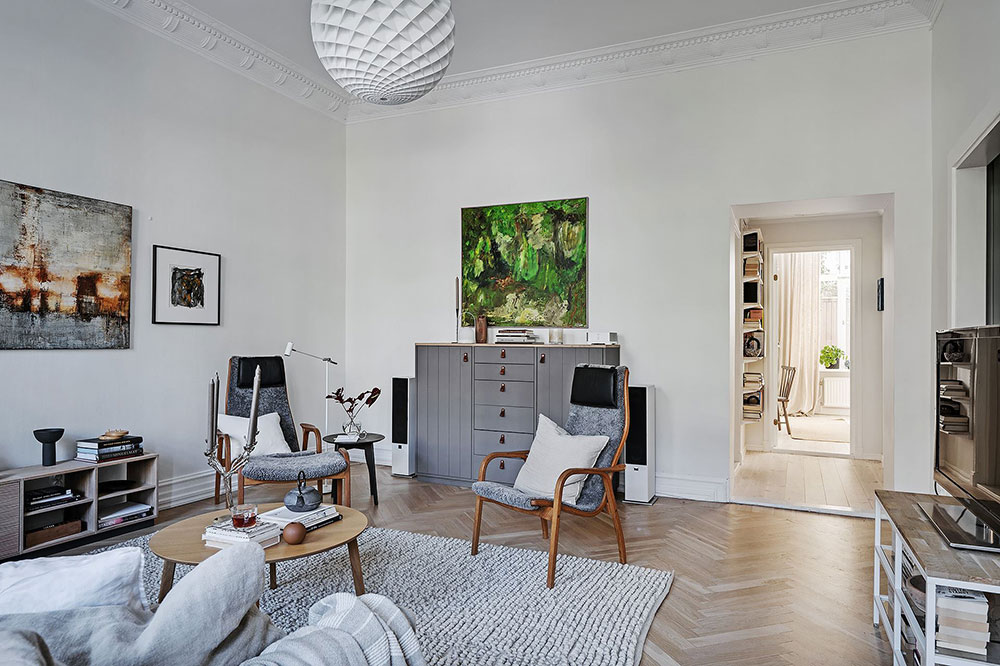 哥德堡舒适公寓,私密小阳台打造温馨家居-8