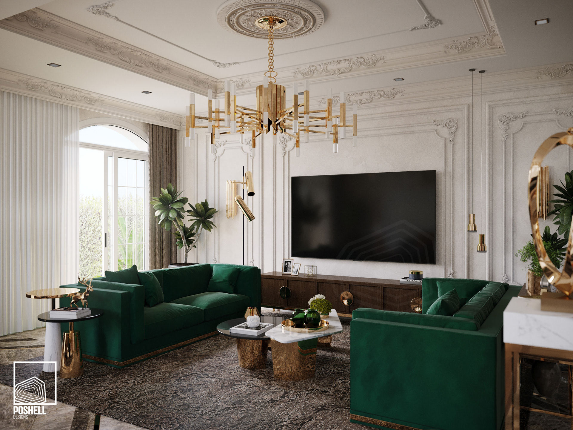 私人住宅别墅 G·F·丨埃及开罗丨Poshell Designs-8