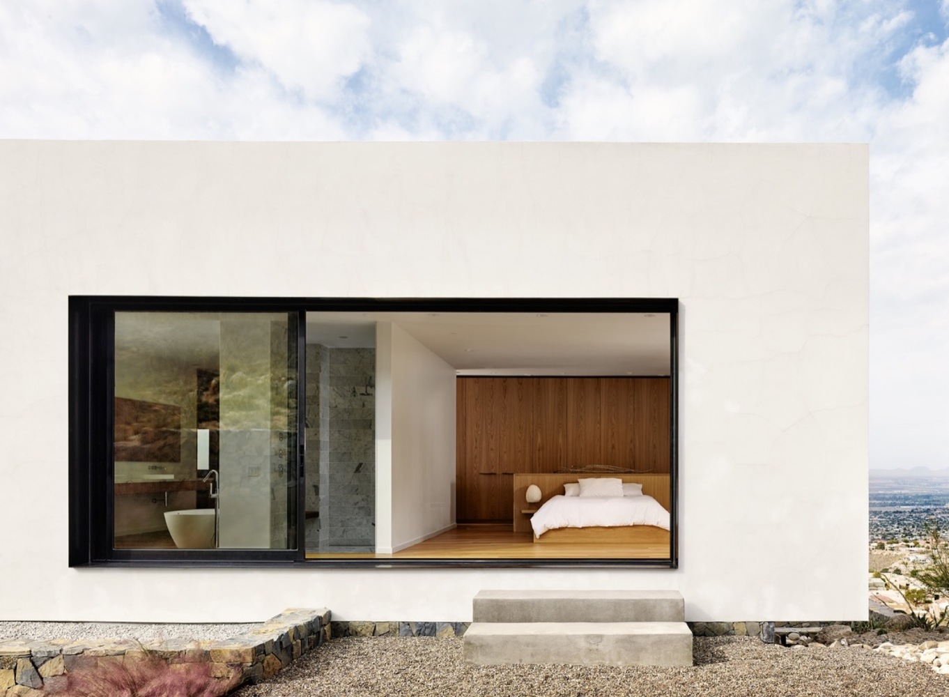 美国德州富兰克林山住宅 | 融入自然的山间绿洲-47