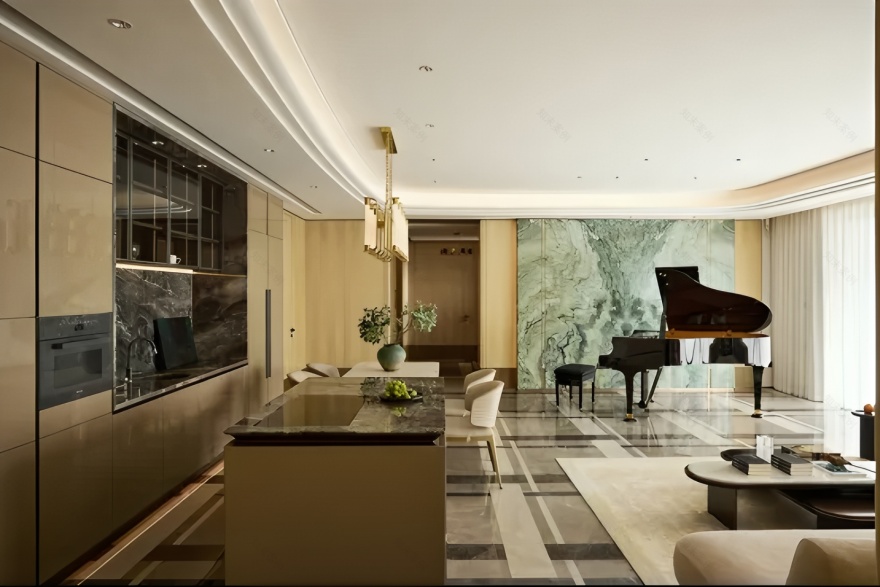 上海香港置地启元330㎡大平层丨中国上海丨上海祎间美学空间设计-18