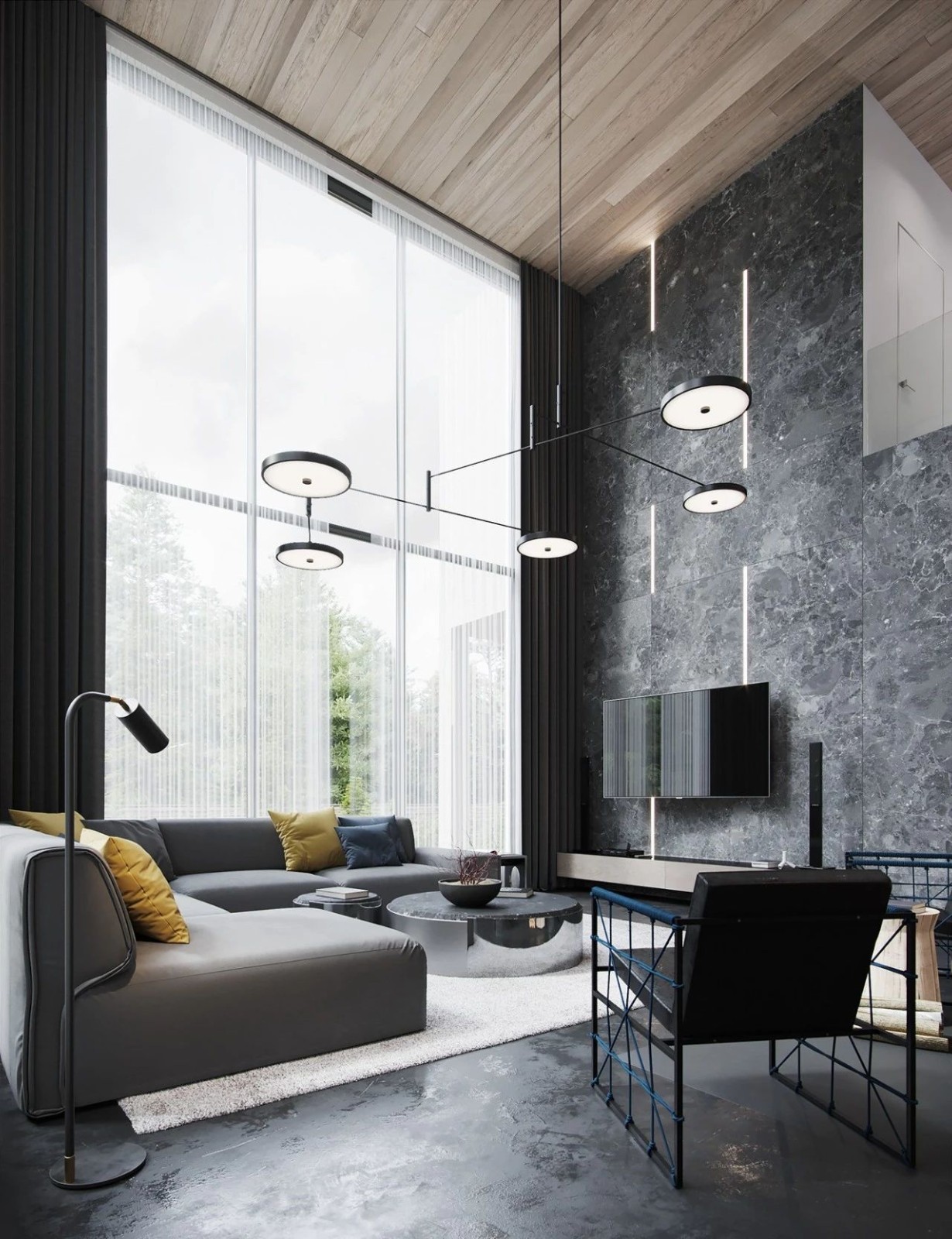 270㎡圣彼得堡现代风住宅 | MirrorR Studio-0