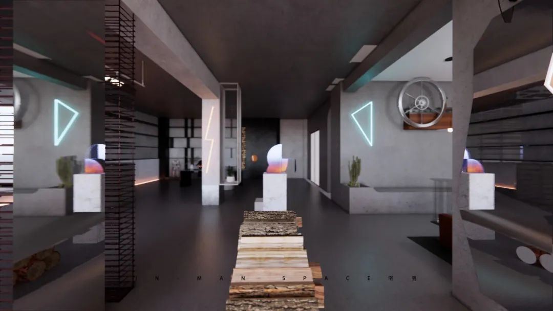 内江宅男办公室 | 现代演绎,极简共融-30