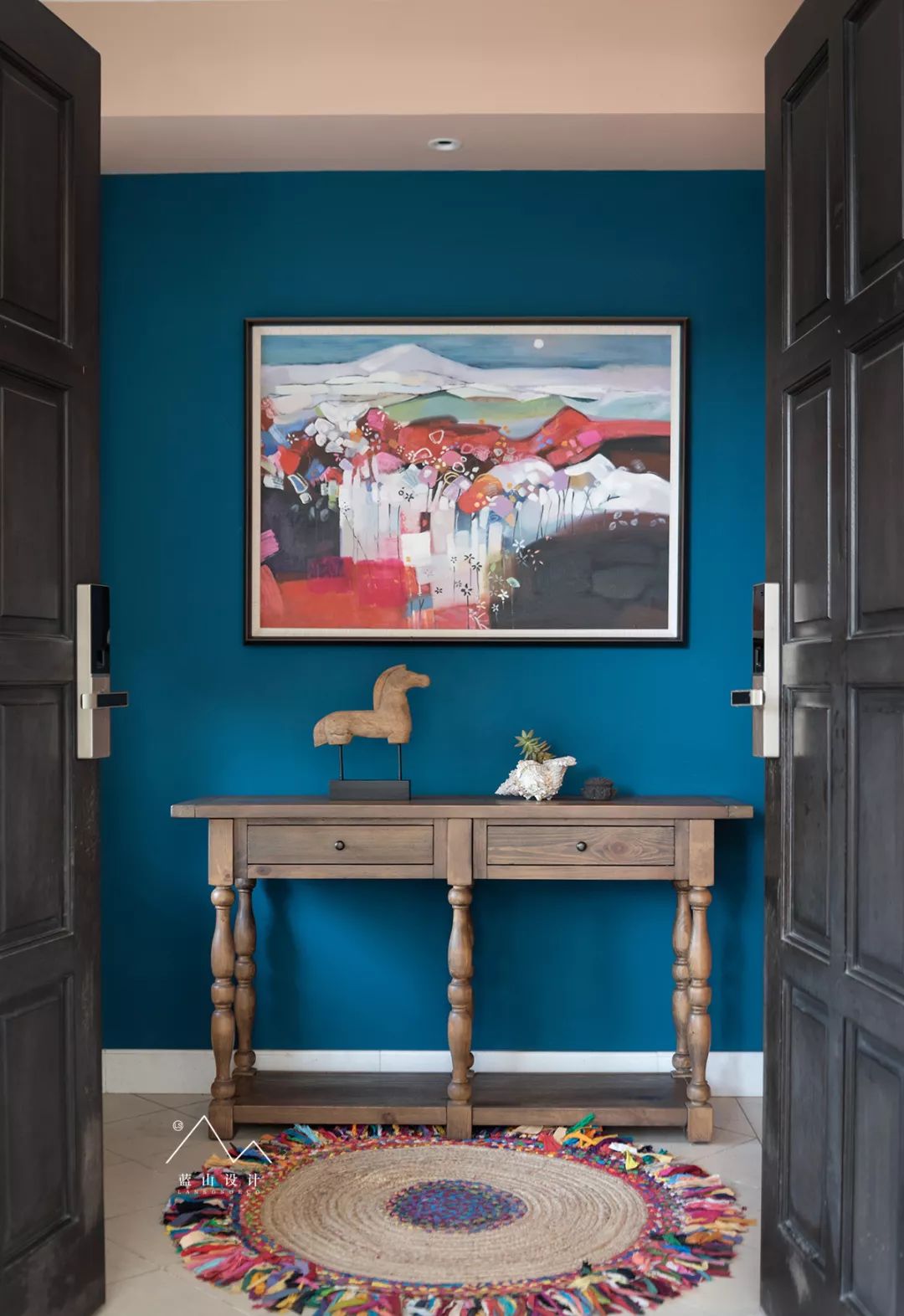 旧别墅新生活 | 南山瞰景,色彩斑斓的改造设计-43