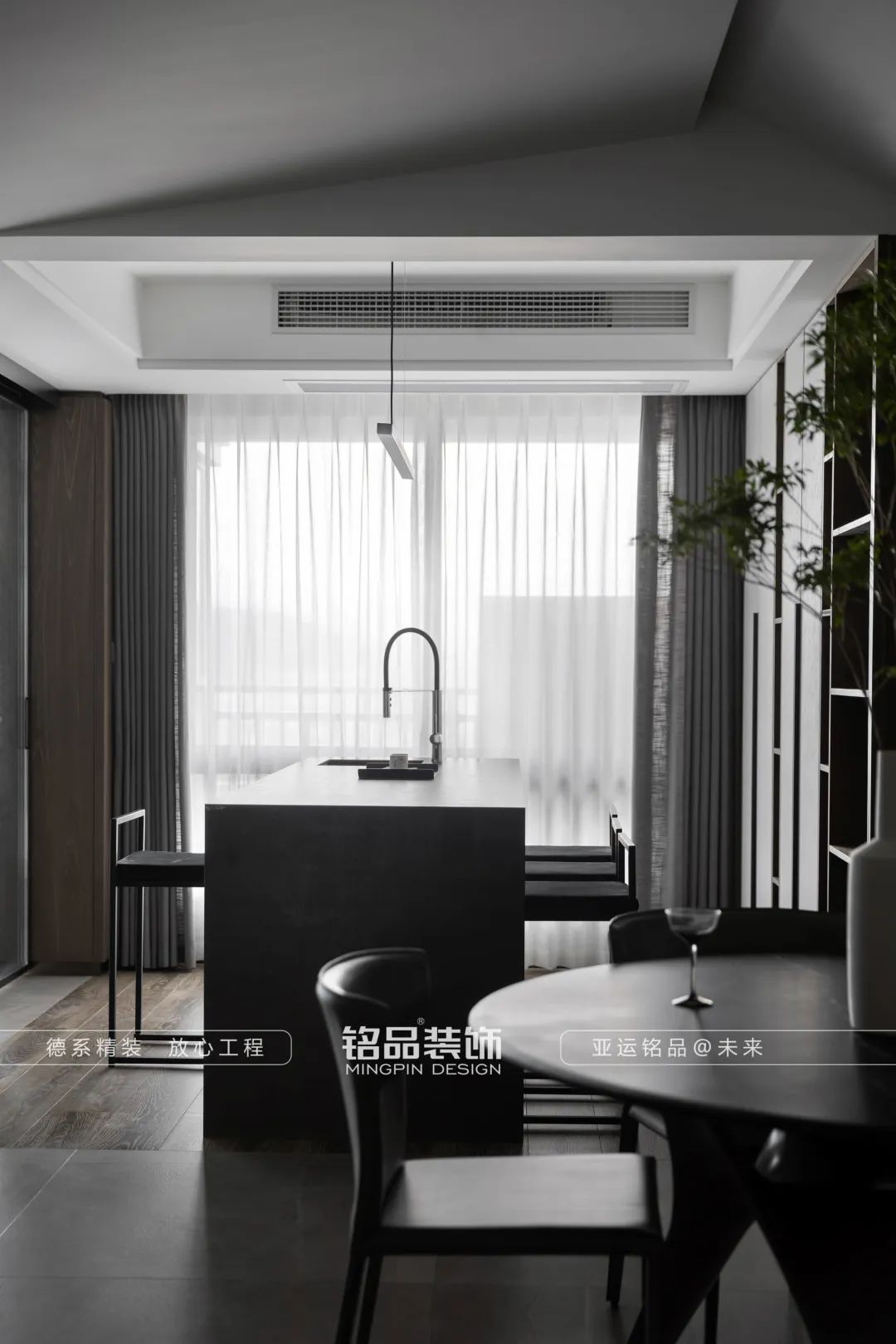 工业风家居典范 · 深灰岩值之美丨中国杭州丨铭品装饰-24