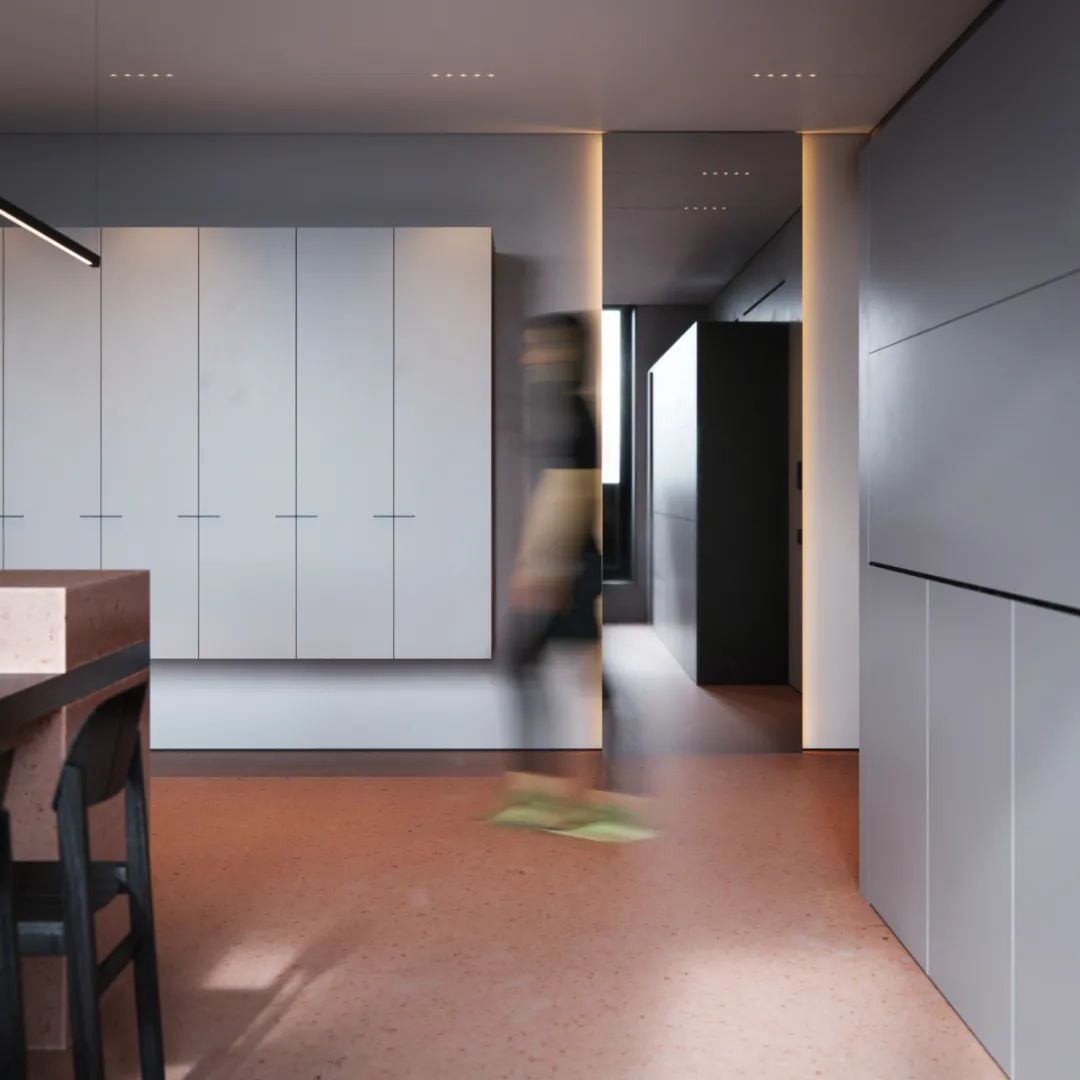 现代公寓设计中的高级灰++ 粉色运用-55