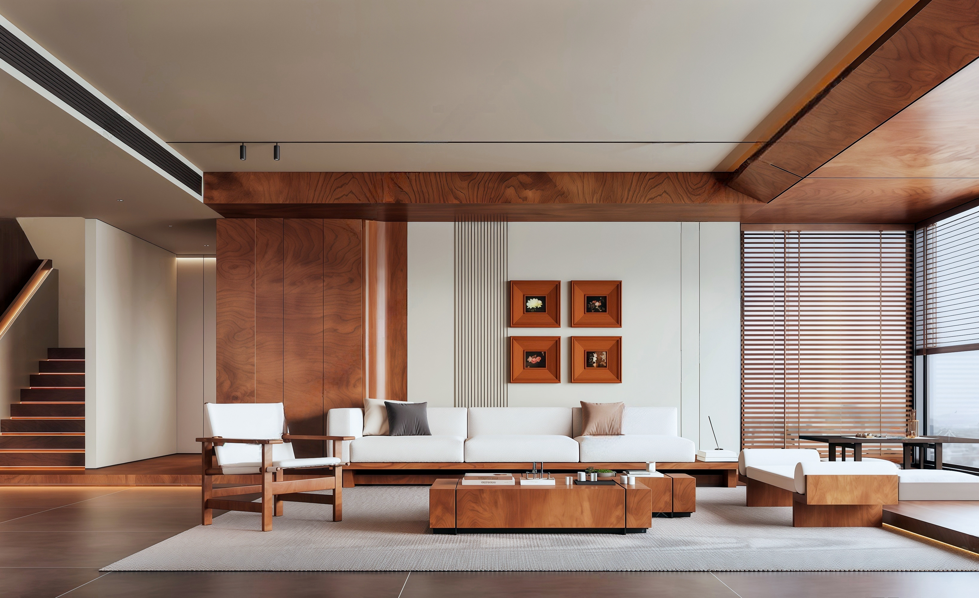 家装客厅不同风格效果图表现-4