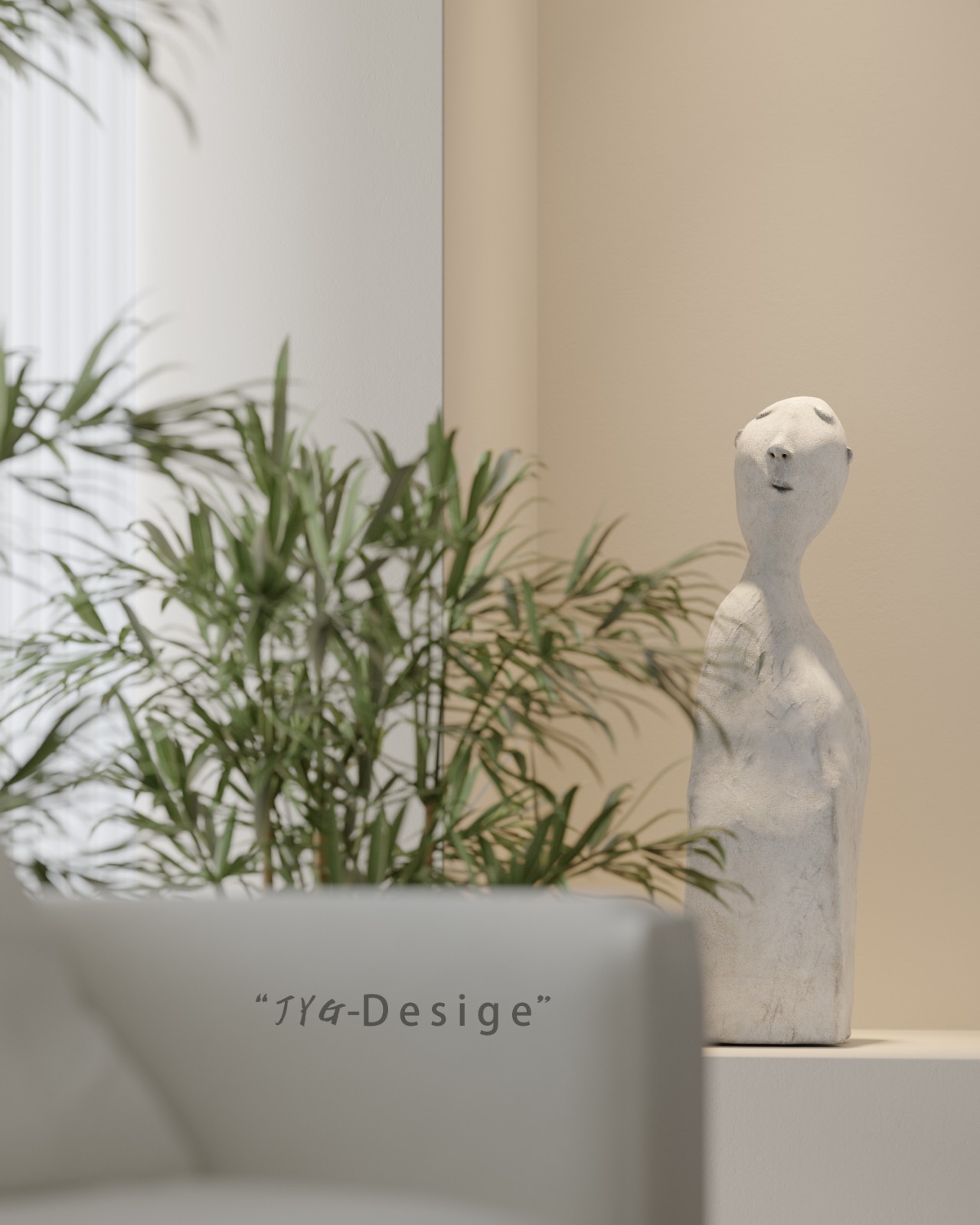 垞寂风客厅设计 | 大横厅拱门打造舒适空间-2