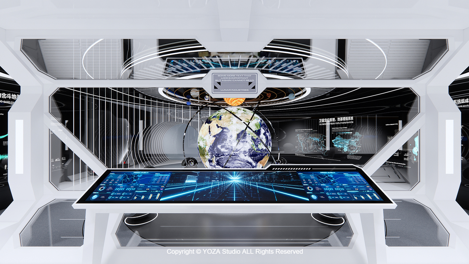 国网思极位置（吉奥）展厅–STATE GRID THINK EXTREME POSITION SHOWROOM-7