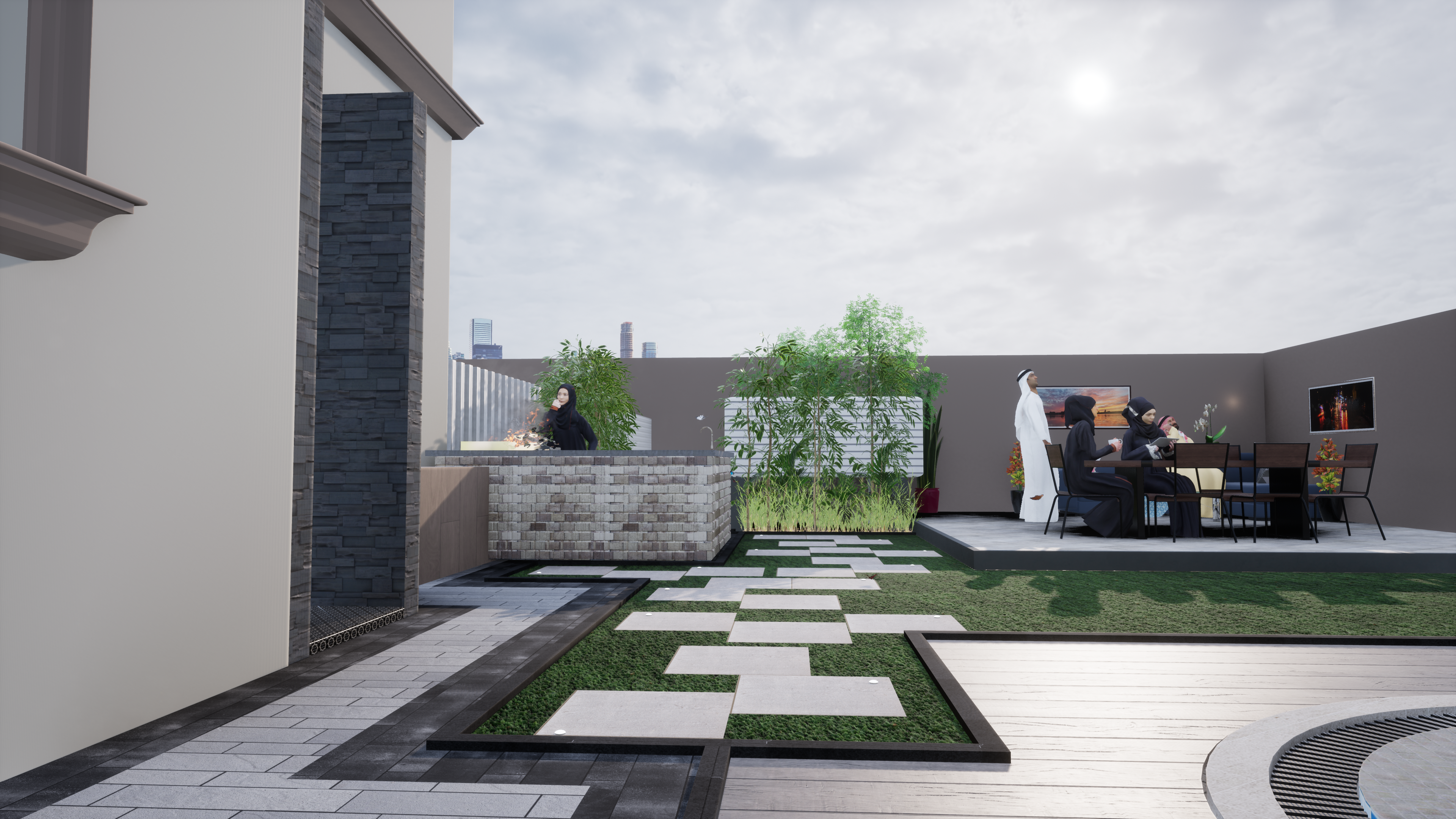 Mr.Mustafa building + landscape design-Dubai -2021-5