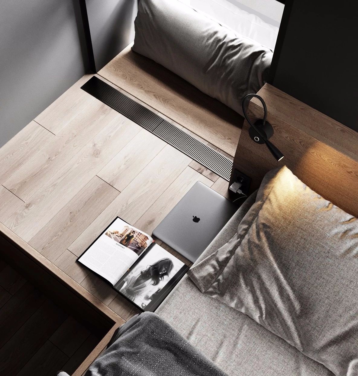 圣彼得堡 65㎡简约卧室设计丨俄罗斯圣彼得堡-38