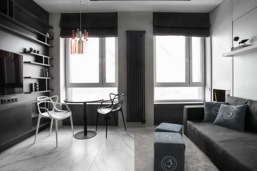 Маленькие Квартиры студии до 30 м2 (7 проектов) - Фото и планировка-224