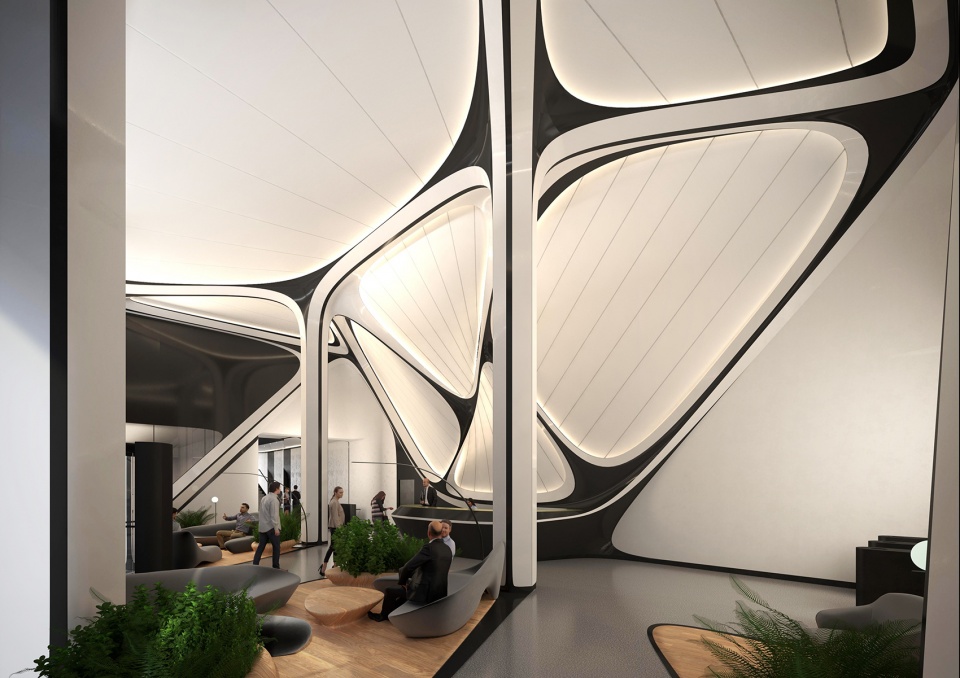 布拉格 Masaryčka 综合体丨意大利布拉丨Zaha Hadid Architects-23