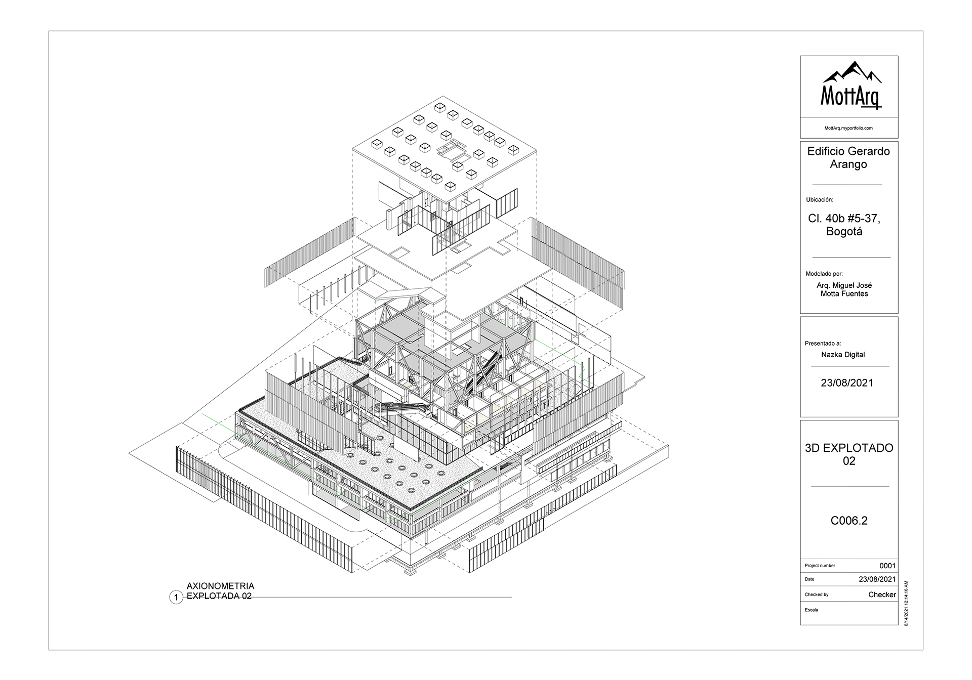 U Javeriana 艺术大楼建模-10