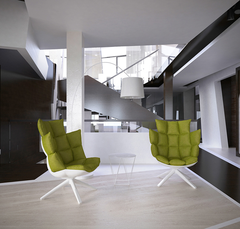 莫斯科 Setun River House 别墅翻新，打造自然与现代化的和谐空间-40