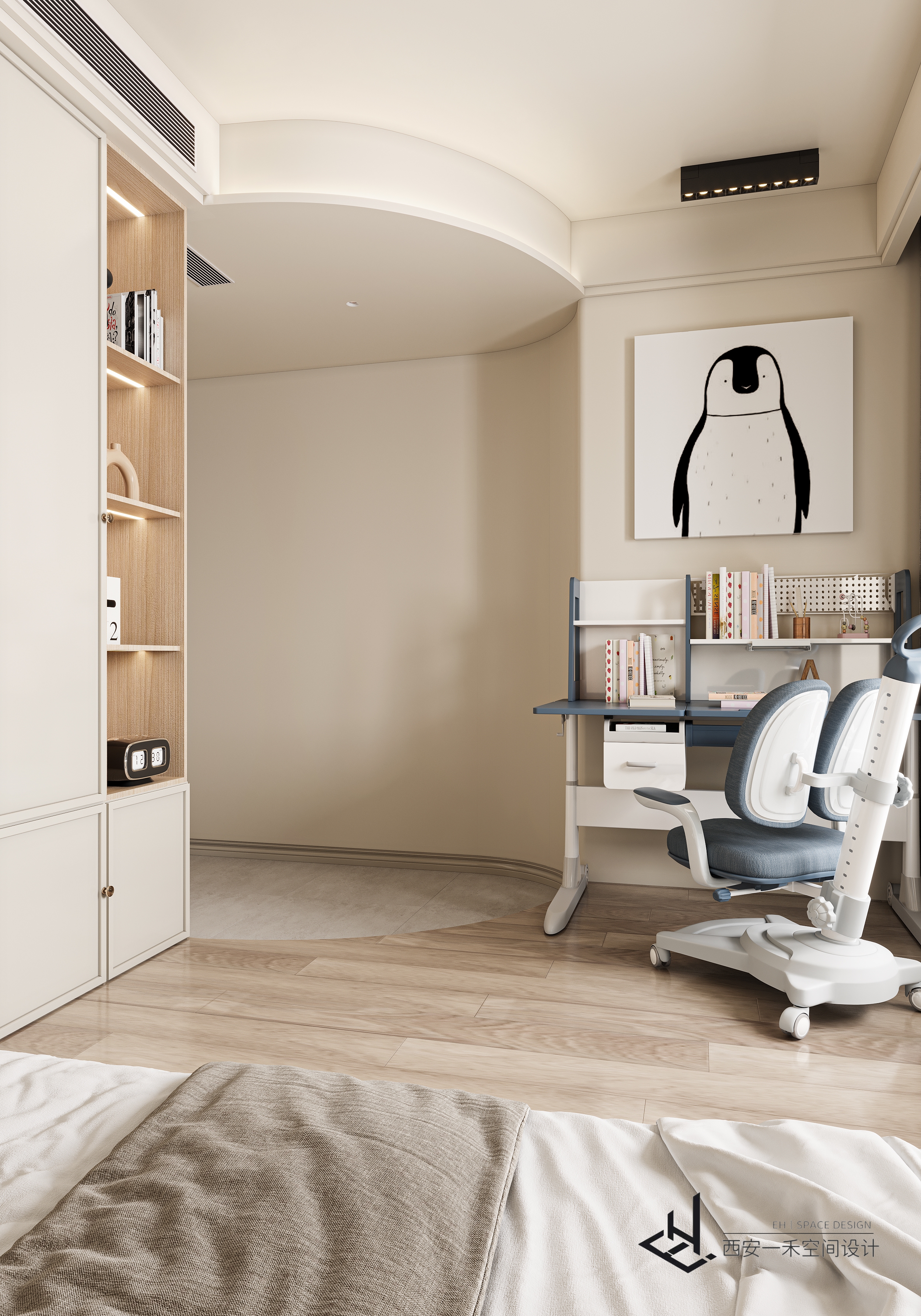 西安《尚品花都》丨中国西安丨壹禾墨影空间设计-18