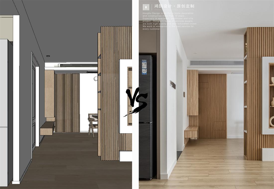 沪漂 IT 男的原木风家装之旅丨鸿鹄设计-20