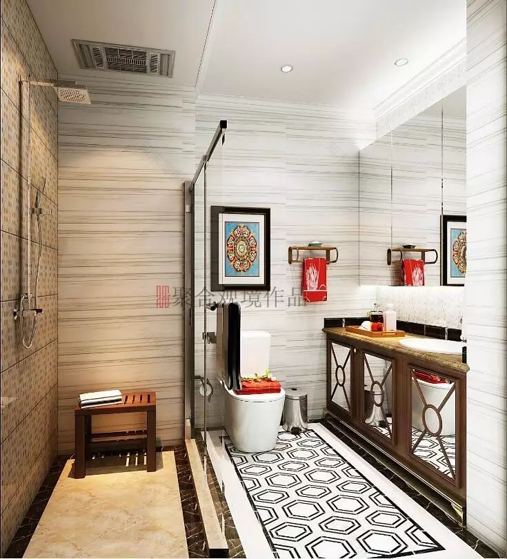 新源燕府灰绿色空间设计,打造精致和谐生活美学-15