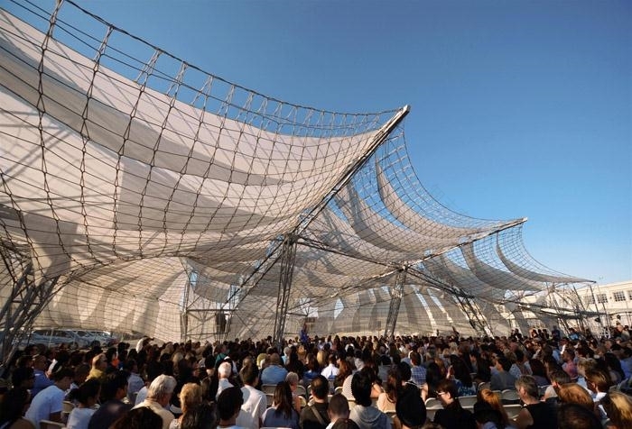 南加州大学建筑学院毕业典礼临时展馆,美国 / Oyler Wu Collaborative-18