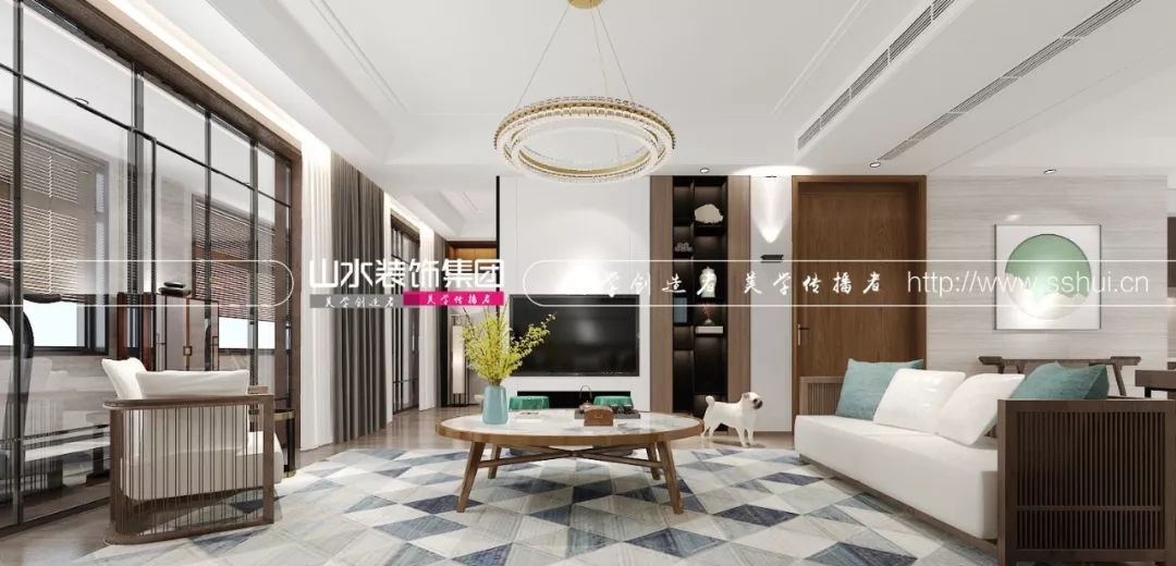 新中式装修的魅力 | 庐州府 160 平米三室两厅设计-18