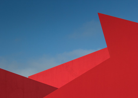 Casa das Artes art and culture centre with bright red walls-9