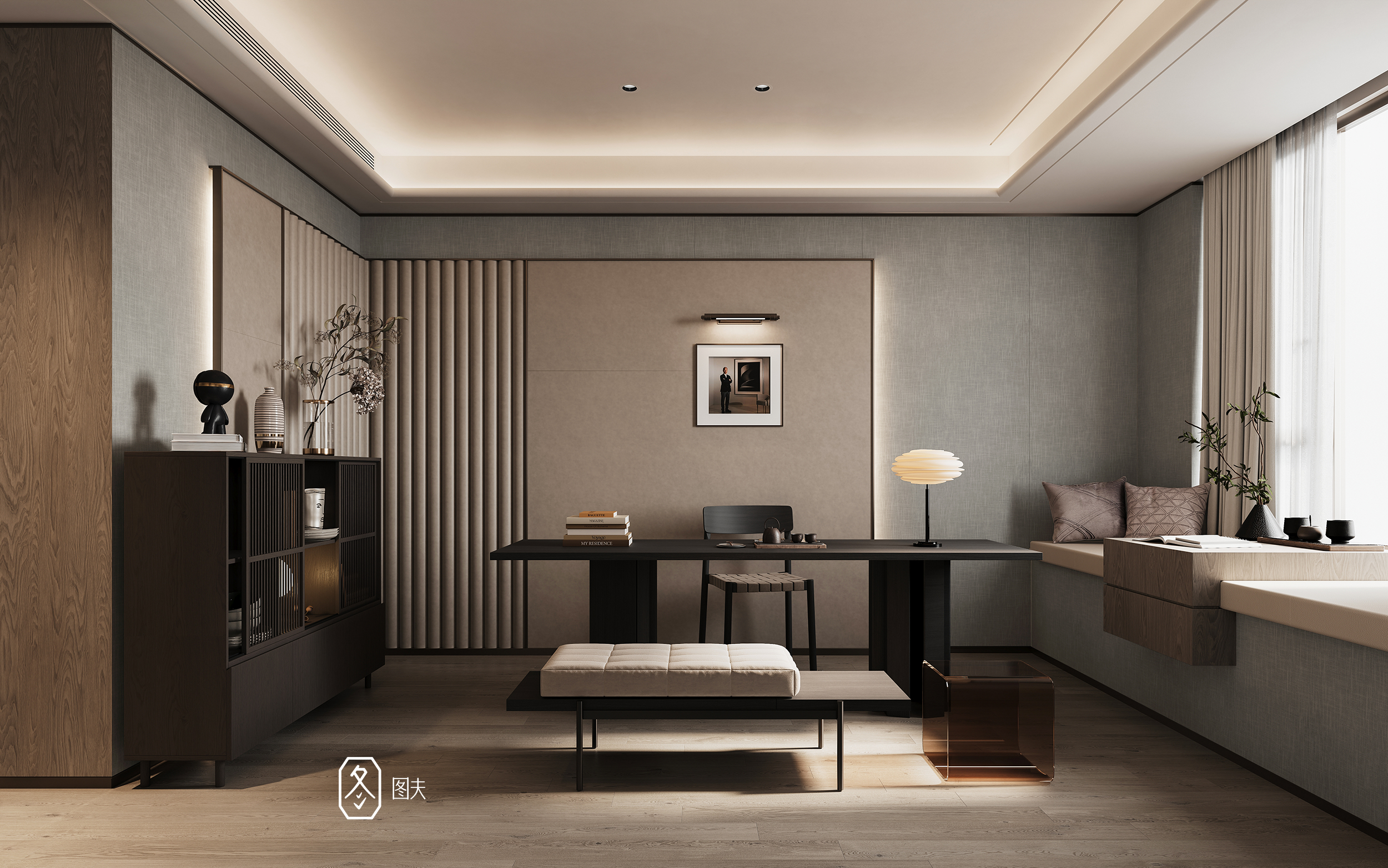 高级典雅的客餐厅设计丨图夫 x 金该-19