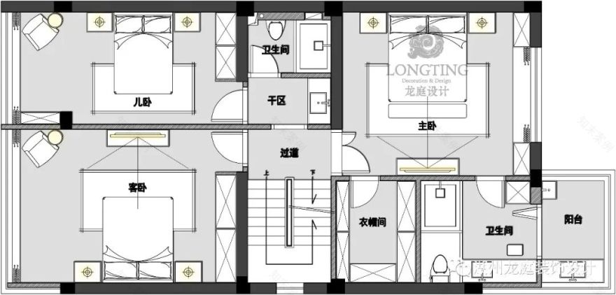 御龙湾现代简约排屋设计——双层地下室打造精致生活空间-72