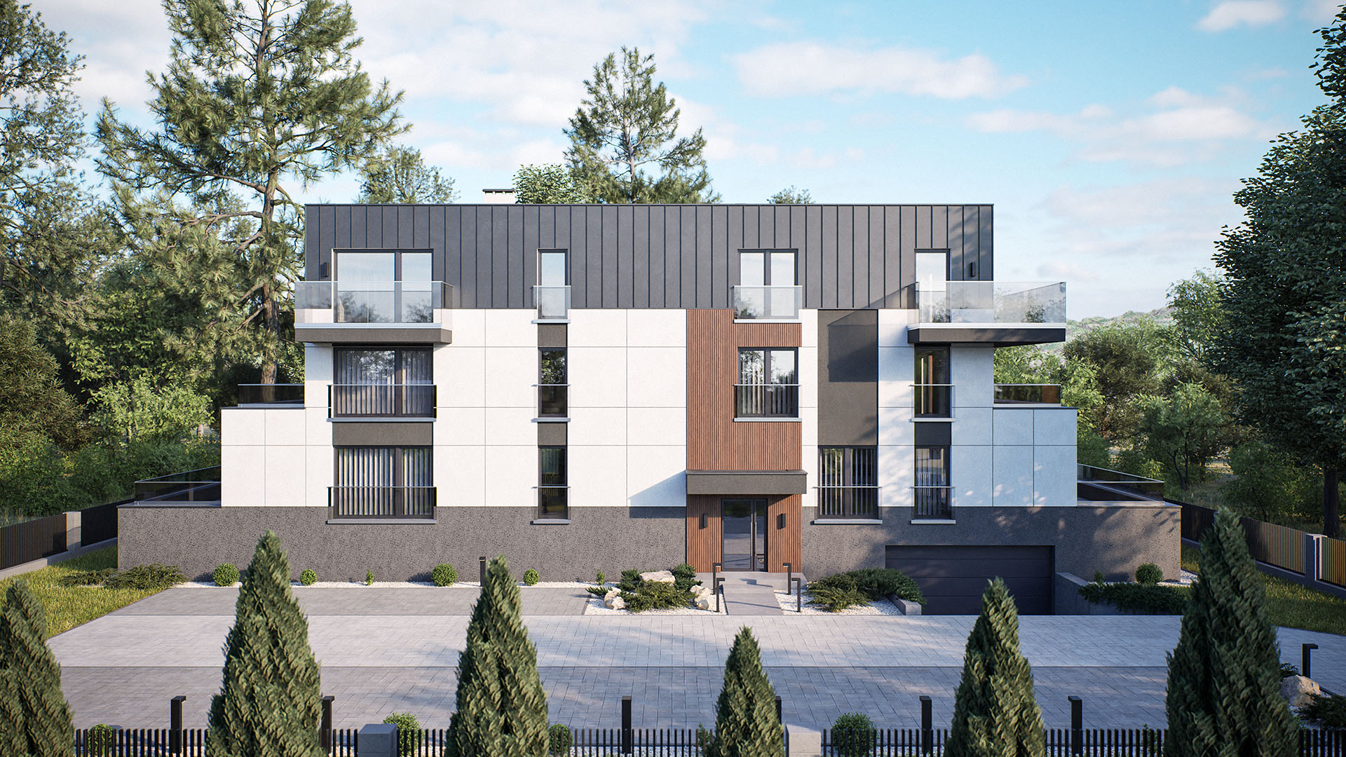 Apartamenty Ustroń | Wizualizacje Architektoniczne-12