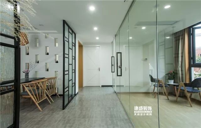 康盛装饰打造 600㎡自然森系空间-90