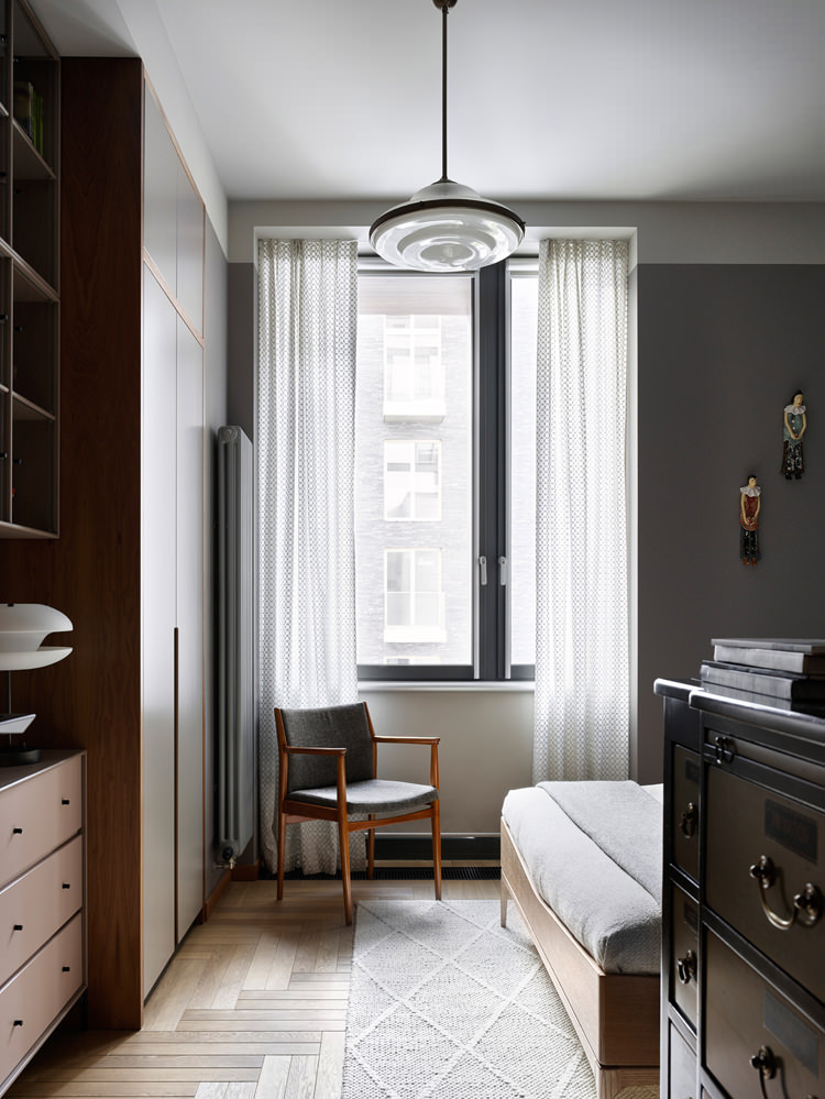 莫斯科家庭公寓设计（含独立卧室）丨俄罗斯莫斯科丨Анастасия Стенберг（阿纳斯塔西娅·斯滕贝格）-41