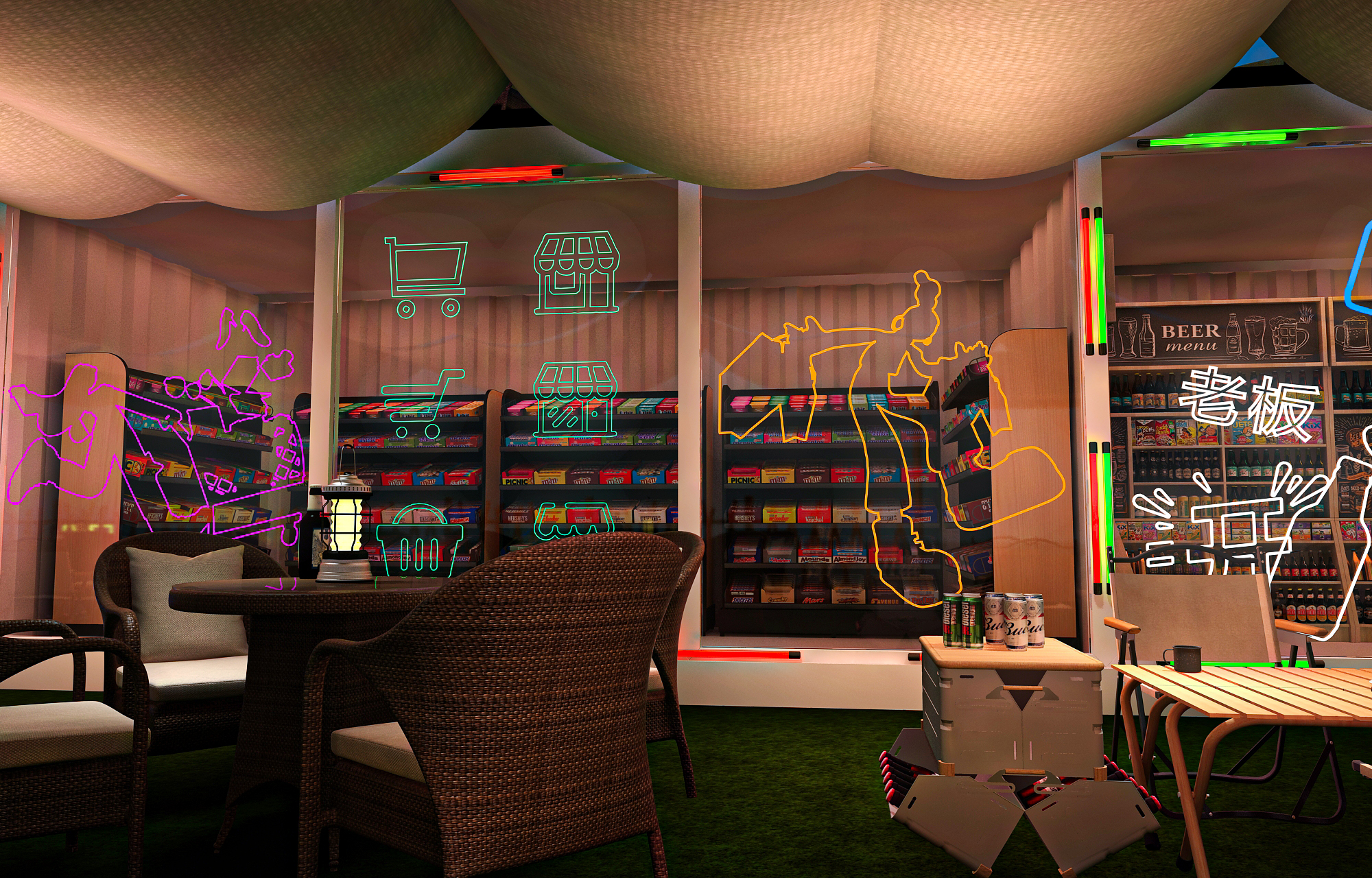 外摆设计效果图-2