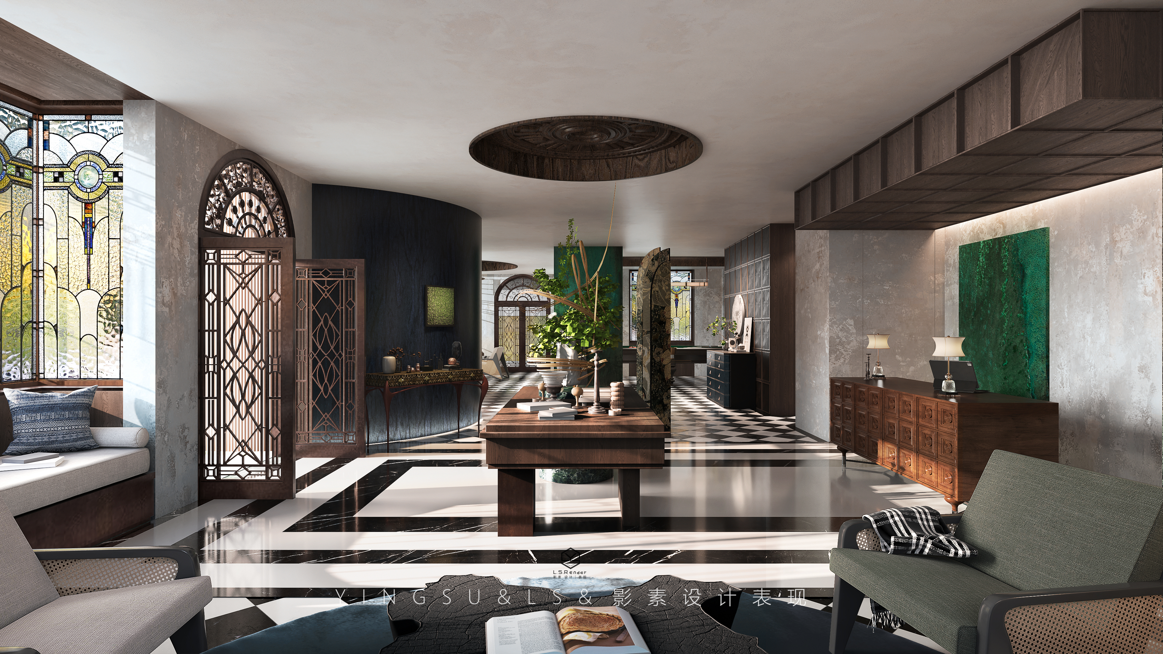 影素设计 • 西双版纳别墅效果图-7