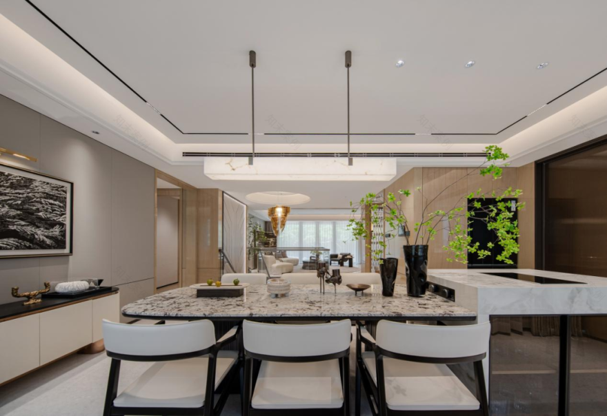 绿城郑州湖畔雲庐下跃样板间|荣获2025伦敦国际设计奖—金奖-30