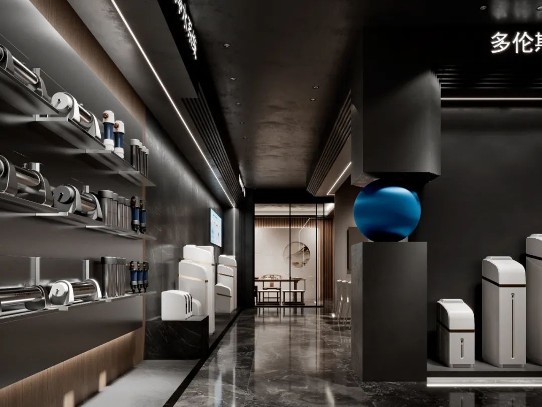 黑暗武士风松下多伦斯暖通展厅丨中国渭南丨周笙笙建筑装饰设计-27