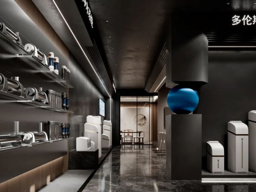 黑暗武士风松下多伦斯暖通展厅丨中国渭南丨周笙笙建筑装饰设计-27