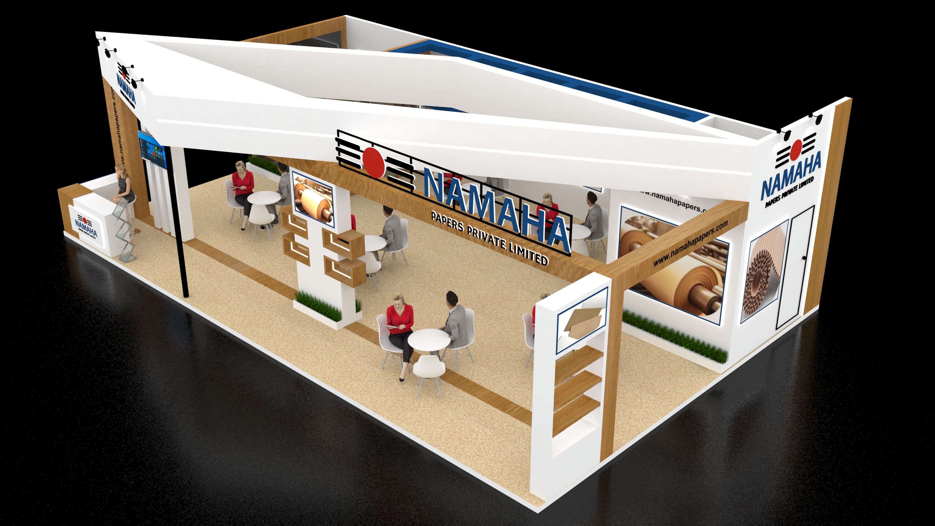 namaha Stall Design 3 Side open-8